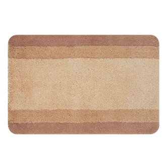 Spirella koupelnová předložka BALANCE, béžová, polyester, protiskluzová, 55 x 65 cm
