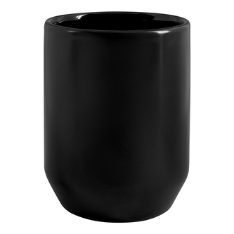 Spirella kelímek na kartáčky JARO, černý, keramika