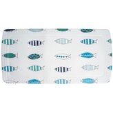 Spirella protiskluzová podložka do vany SANTORINI, rybičky motiv, PVC, 71 x 36 cm