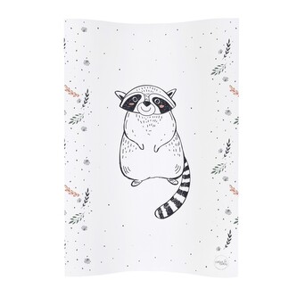 CEBA BABY Podložka přebalovací 2-hranná měkká COSY (50x70) Raccoon