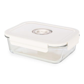 Compactor skleněná vakuovací dóza na potraviny ASPIFRESH XL, 1480 ML, 22x16,5x6,6(h) cm Compactor skleněná vakuovací dóza na potraviny ASPIFRESH XL, 1480 ML, 22x16,5x6,6(h) cm