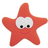 Spirella protiskluzové přísavky ve tvaru hvězdice, červená, PVC, 5 ks