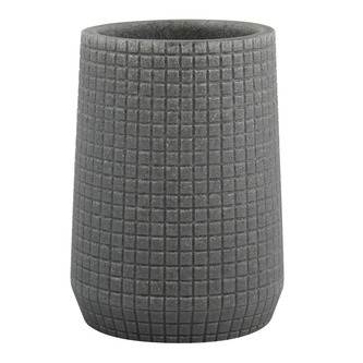 MSV kelímek na zubní kartáčky NORDEN, tmavě šedý, polyresin