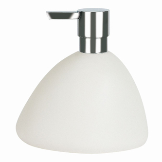 Spirella dávkovač mýdla ETNA, bílý, keramika, 400 ml