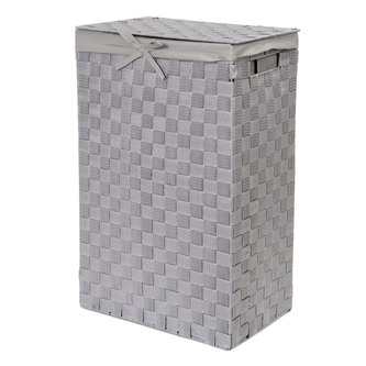 Koš na prádlo s víkem Compactor Stan, 55 L, 25 x 38 x 60 cm, šedý Koš na prádlo s víkem Compactor Stan, 55 L, 25 x 38 x 60 cm, šedý