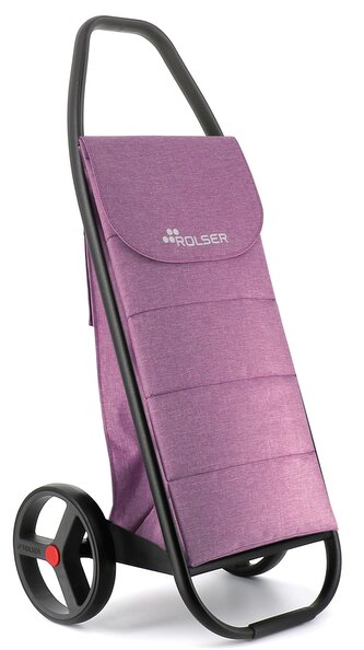 Rolser Com Tweed Polar Black Tube taška na kolečkách, fialová