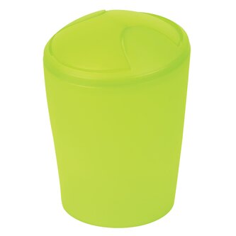 Spirella výklopný odpadkový koš, MOVE, zelený, plast, 2 L
