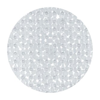 Spirella protiskluzová kulatá podložka do sprchy RIVERSTONE, průhledná, PVC, 57 cm Spirella protiskluzová kulatá podložka do sprchy RIVERSTONE, průhledná, PVC, 57 cm