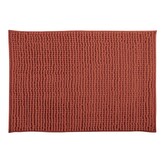 MSV koupelnová předložka CHENILLE, terakota, mikrovlákno, protiskluzová, 40 x 60 cm