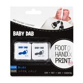 BABY DAB Barva na dětské otisky 2 ks modrá, šedá