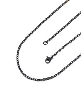 OPE1352-020-60 Očkový řetízek černý, tl. 2 mm, délka 60 cm