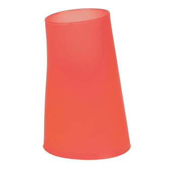 Spirella kelímek na kartáčky MOVE, červený, plast