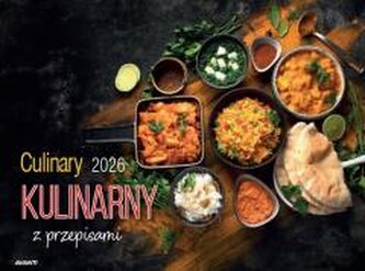 Kalendarz 2026 ścienny album. 28,5x20cm Kulinarny