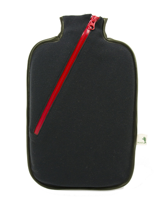Termofor Hugo Frosch Eco Classic Comfort se softshellovým obalem na zip – černý