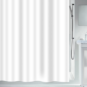 Spirella sprchový závěs SECURITAS, bílý, 180 x 180 cm, polyester