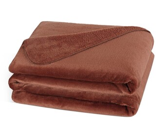 Pléd mikro - Hnědá - 150x200 cm