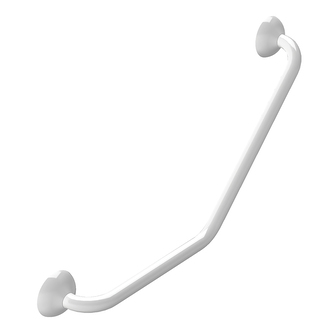 Spirella madlo do koupelny ECO, úhlové, bílé, ocel, 71 cm