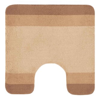 Spirella koupelnová WC předložka BALANCE, béžová, polyester, 55 x 55 cm
