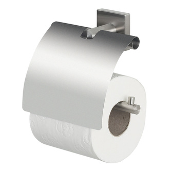 Spirella nástěnný držák na toaletní papír NYO, kartáčovaná nerez ocel, 14 cm