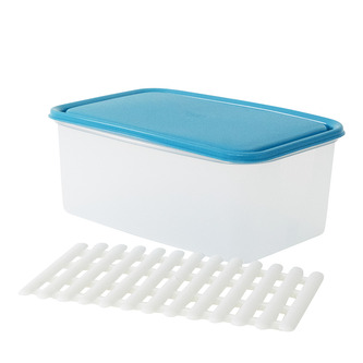 Belli E Forti dóza na potraviny do mrazničky FRIGOCHEF, obdélníková s mřížkou, plast, 4,5L