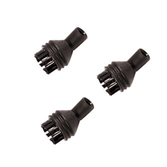 Sada 3 ks kartáčků s nylonovými vlákny 120° pro Polti Vaporetto SMART 30, Smart 40, HANDY