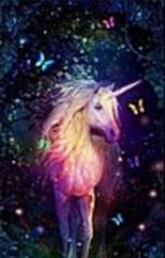 Mozaika diamentowa jednorożec