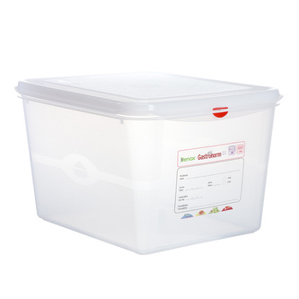 Denox gastronádoba GN1/2 s víkem GASTRONOX, 200 mm, polypropylen, objem 12,5 L, hermetická