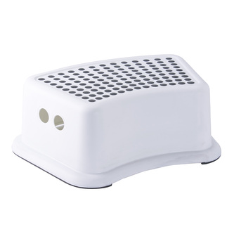 MSV stupínek PINS, bílý, šedé protiskluzové puntíky, do 60 Kg