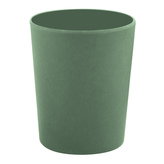 Spirella kelímek na kartáčky TAKEO, bazalkově zelený, bambusová vlákna