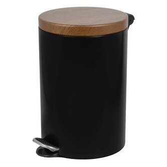 Pedálový odpadkový koš Sherwood Freedom Fresh 12 l, lakovaná ocel, černá Pedálový odpadkový koš Sherwood Freedom Fresh 12 l, lakovaná ocel, černá