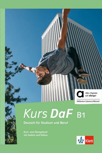 Kurs DaF B1. Podręcznik z ćwiczeniami. Wydanie hybrydowe z kodem