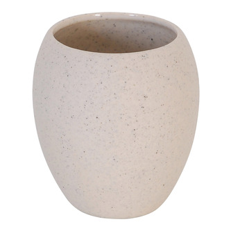 MSV kelímek na zubní kartáčky MANALI, béžový, keramika