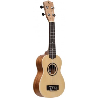 Stagg US-30 SPRUCE, sopránové ukulele s pouzdrem