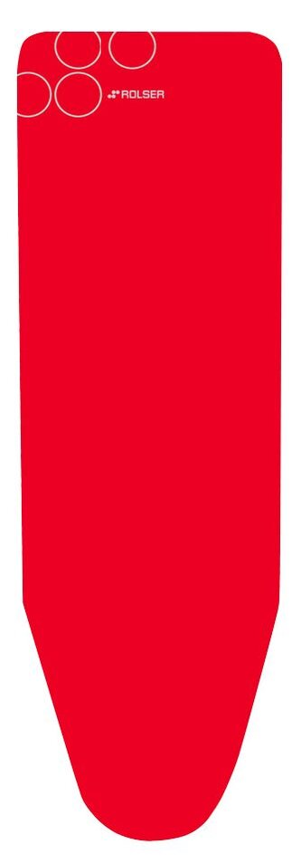 Rolser potah na žehlící prkno 120 x 38cm, vel. potahu L, 130 x 48 cm, červený