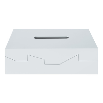 Spirella box na kapesníky SILHOUETTE, bílý, plast