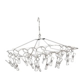 MSV závěsný sušák s 20 kolíčky, nerezová ocel, obdélníkový