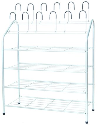 Kovový botník Compactor Harry na 18 párů bot, 69,5 x 27,5 x 88 cm Kovový botník Compactor Harry na 18 párů bot, 69,5 x 27,5 x 88 cm