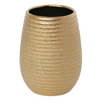 MSV kelímek na zubní kartáčky OMAN, zlatý, keramika