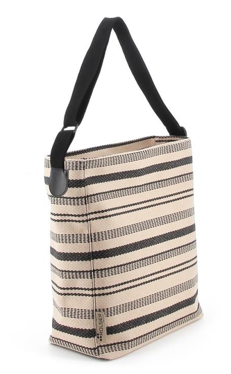 Rolser Eco Bag nákupní taška, béžová pruhovaná