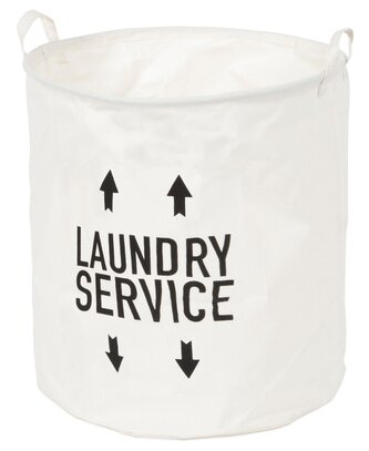 Skládací koš na špinavé prádlo Compactor ARROW - 42 x 42 x 48 cm, bílý, bavlna-kov Skládací koš na špinavé prádlo Compactor ARROW - 42 x 42 x 48 cm, bílý, bavlna-kov