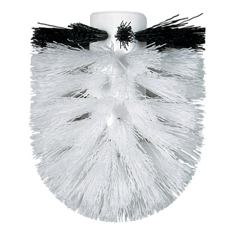 Spirella náhradní hlavice pro WC štětky MERO, MOVE, bílo-černá, průměr 83 mm