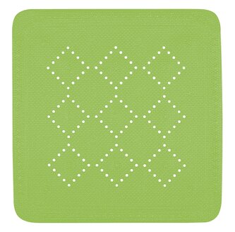 Spirella protiskluzová podložka do sprchy ALASKA, zelená, PVC, 55 x 55 cm