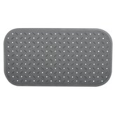 MSV protiskluzová podložka do vany CLASS Premium, šedá, SBS kaučuk, 36 x 76 cm