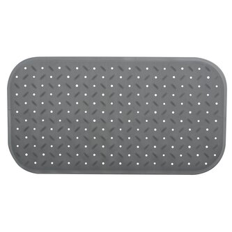 MSV protiskluzová podložka do vany CLASS Premium, šedá, SBS kaučuk, 36 x 76 cm