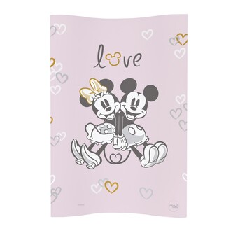 CEBA BABY Podložka přebalovací měkká COSY (50x70) Disney Minnie & Mickey Pink