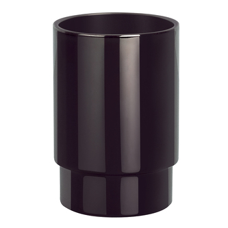 Spirella kelímek na kartáčky NYO, černý, ocel