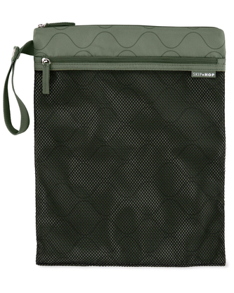 SKIP HOP Sáček nepremokavý Grab & go Dark sage 30 x 38 cm