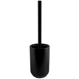 Spirella WC štětka JARO, s černou keramickou nádobou