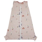 EKO Pytel na spaní bavlněný multifunkční My farm Powder růžový 50x75 cm, 3-12m 2,5 TOG