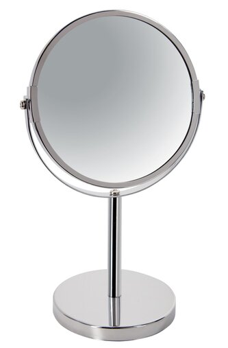 Spirella kosmetické zvětšovací zrcátko SYDNEY, chromovaná ocel, se stojánkem